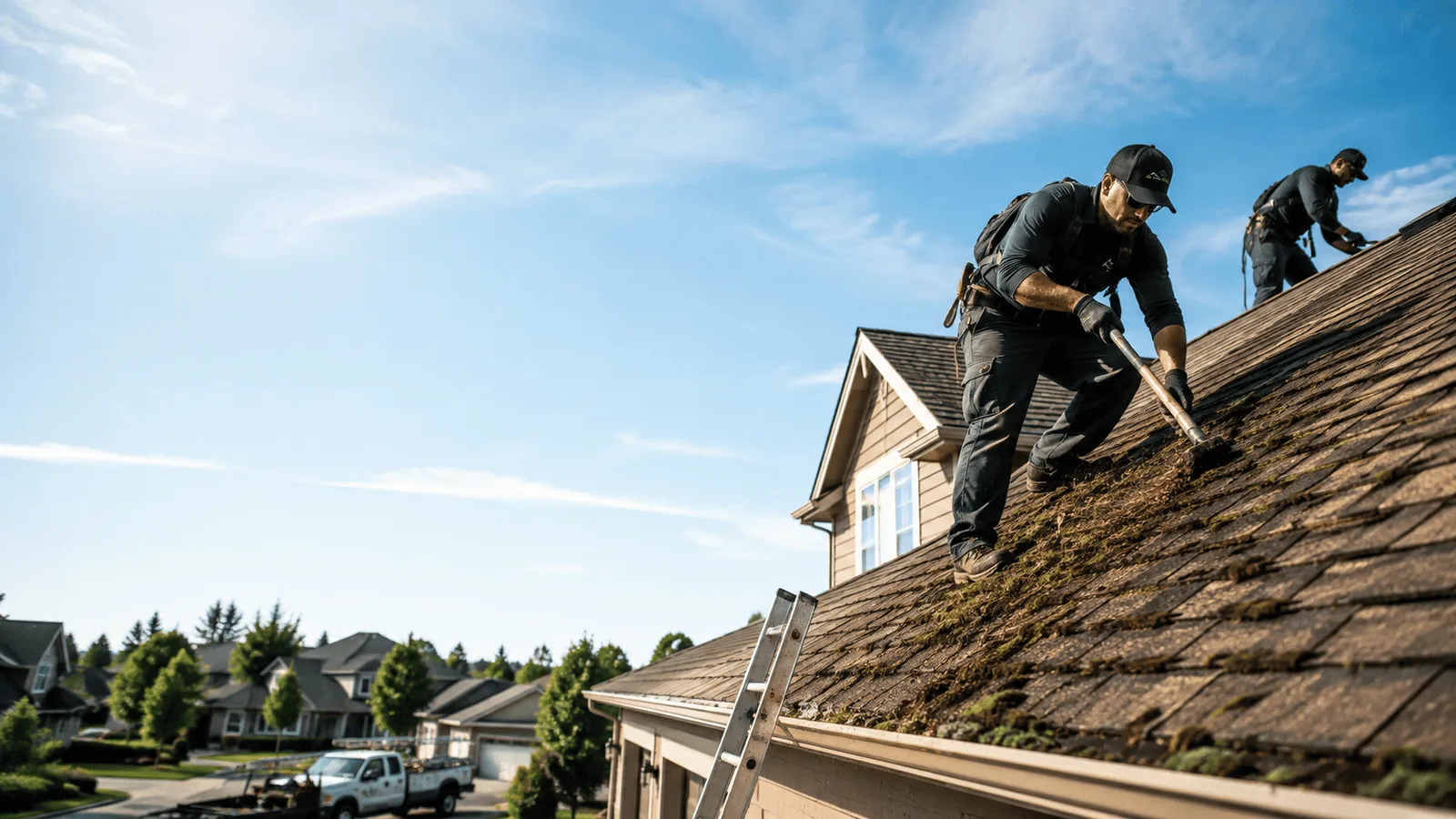 Roof Moss Removal in Claflin, KS near me